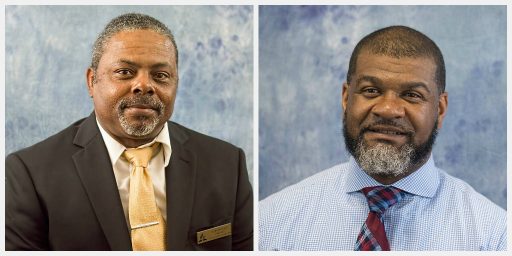 Deacons Cedric Hinton and Mickey Coley